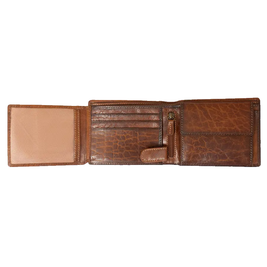 MET Men's Wing Out Leather Wallet Men's Wallets Boutique of Leathers/Open Road