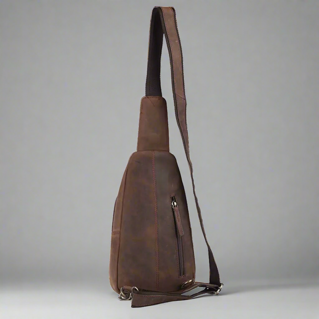 MET Off The Shoulder Leather Chest Backpack Backpacks & Messenger Bags Boutique of Leathers/Open Road