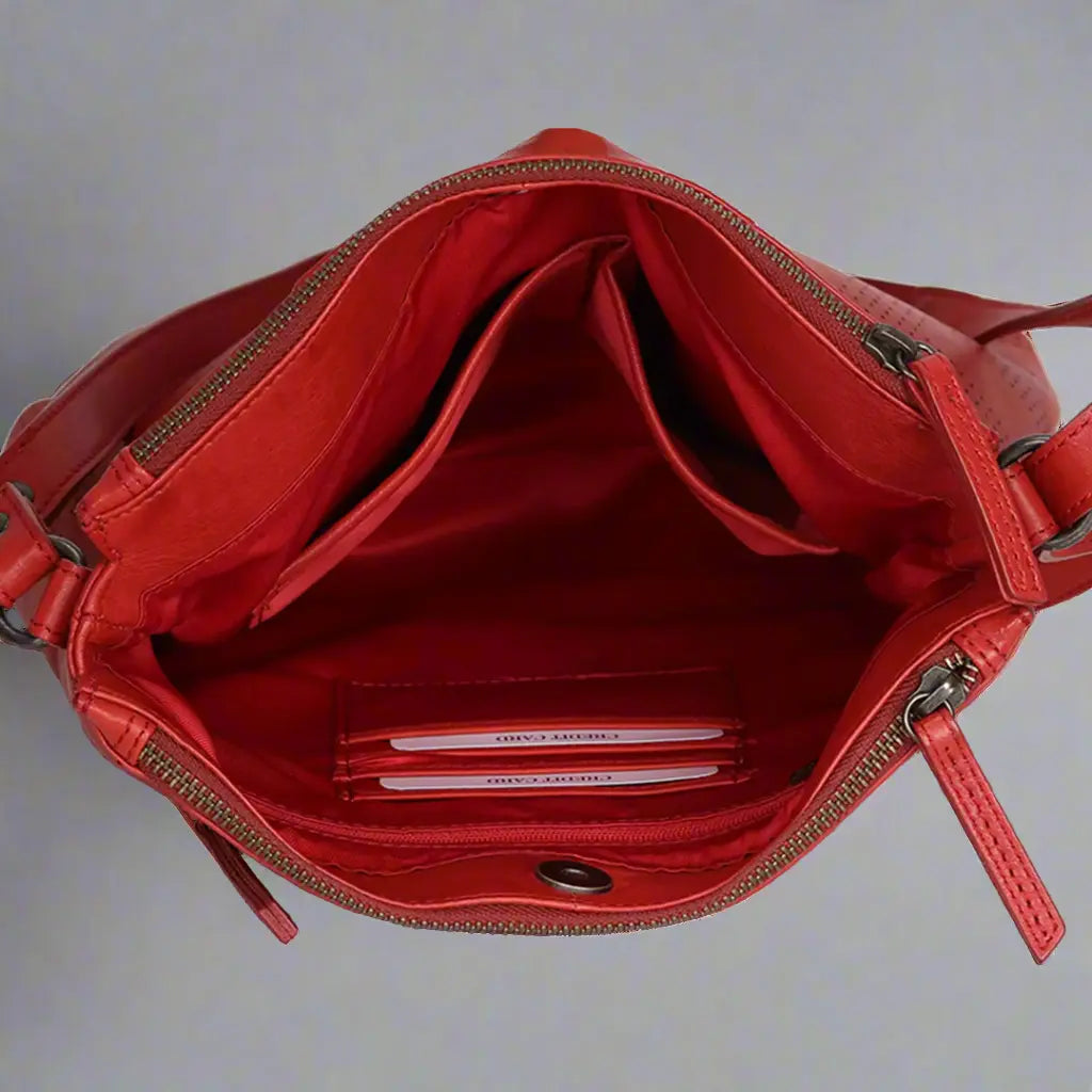 MET Three Chamber Leather Handbag Handbags & Purses Boutique of Leathers/Open Road