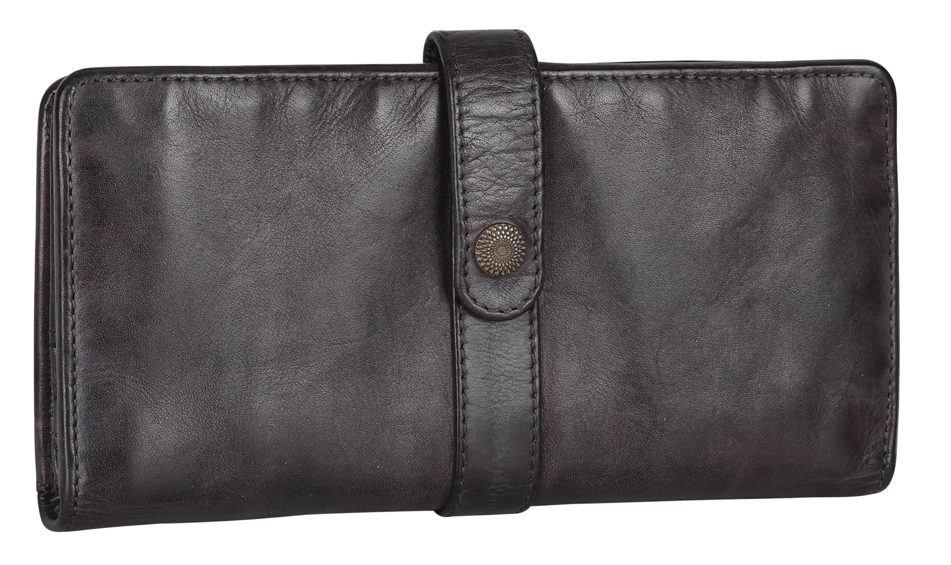 MET Women's Snap Tab Leather Wallet Women's Wallets Boutique of Leathers/Open Road