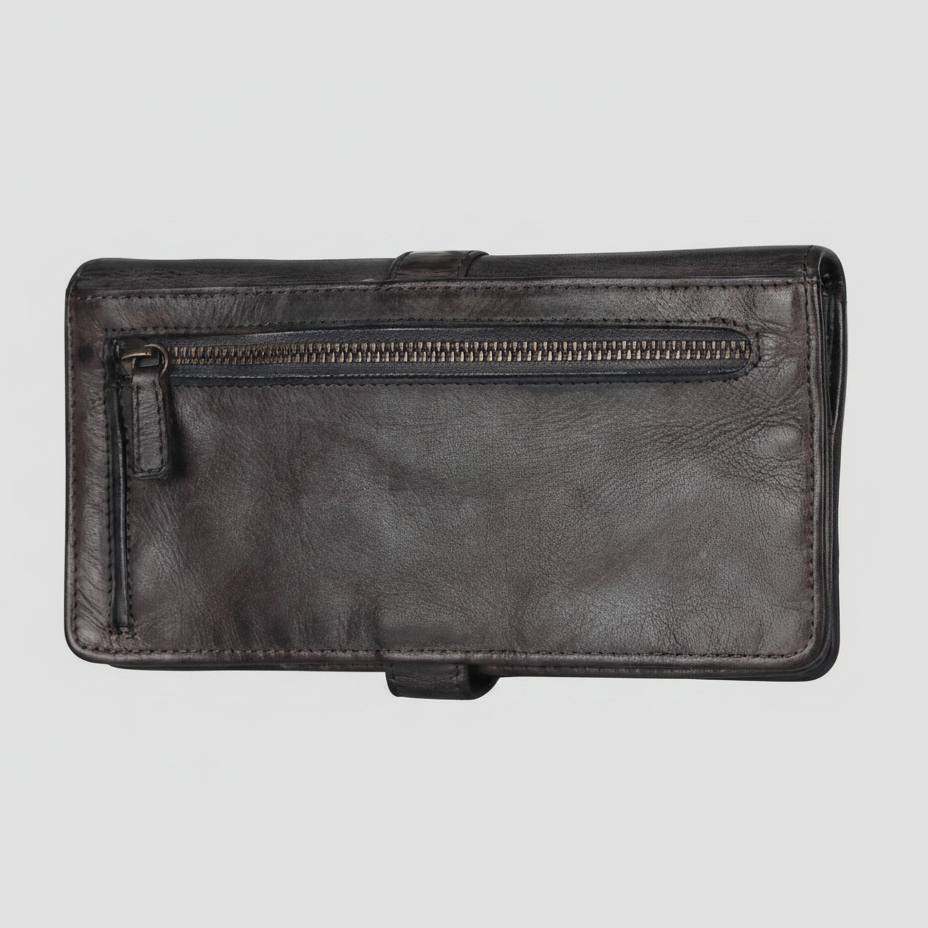 MET Women's Snap Tab Leather Wallet Women's Wallets Boutique of Leathers/Open Road