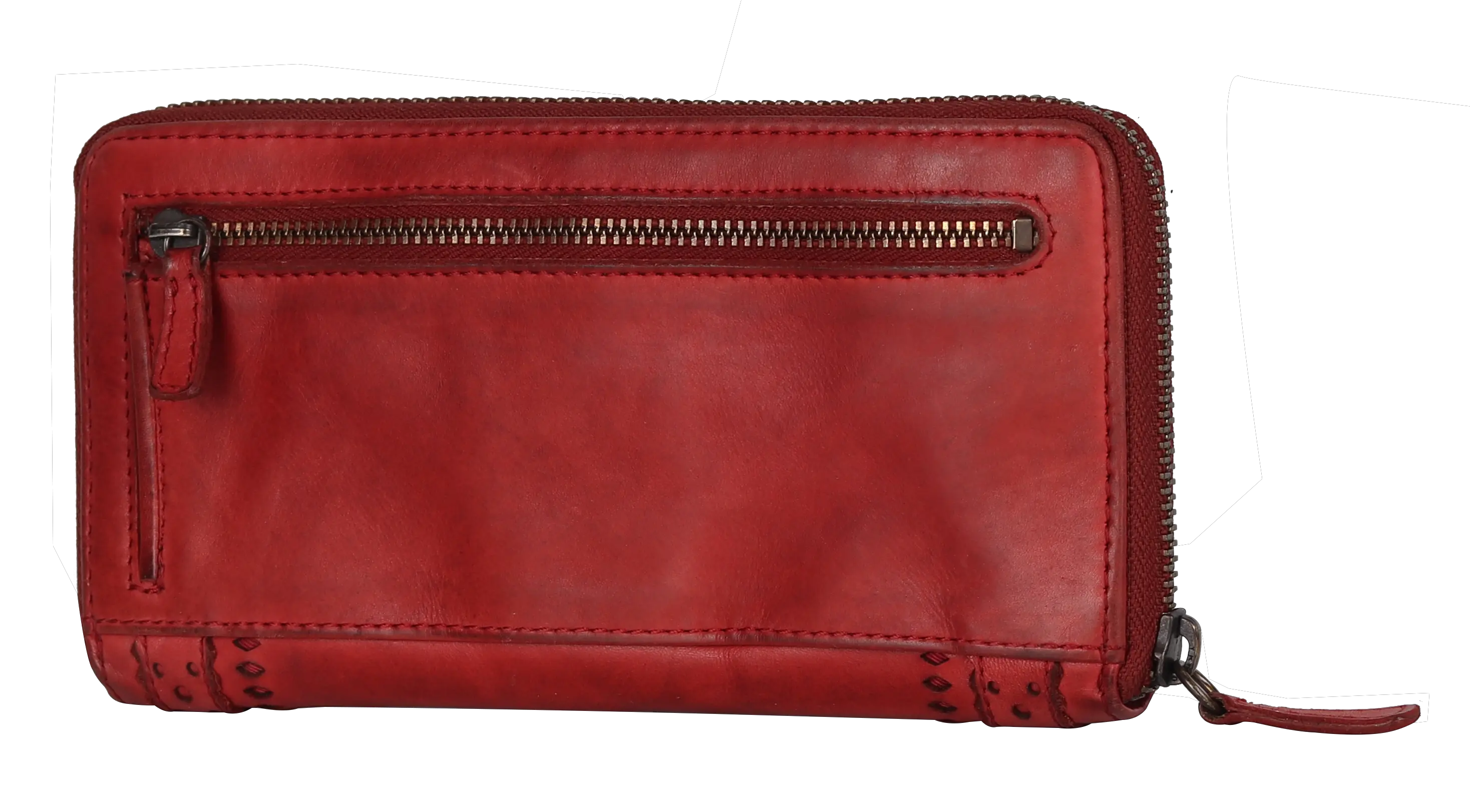 MET Women's Zip Around Leather Wallet Women's Wallets Boutique of Leathers/Open Road