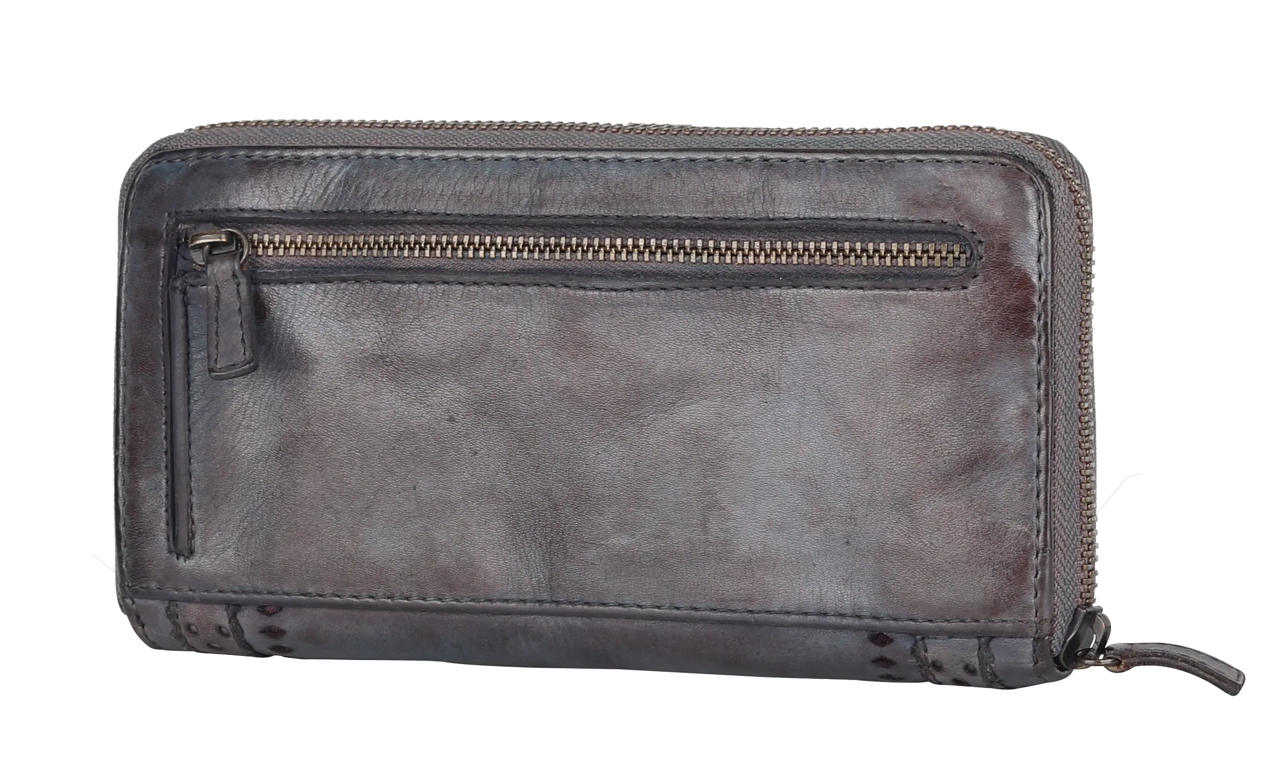 MET Women's Zip Around Leather Wallet Women's Wallets Boutique of Leathers/Open Road