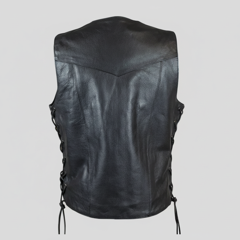 Open Road Women's Leather Gunslinger Vest Women's Vests Boutique of Leathers/Open Road