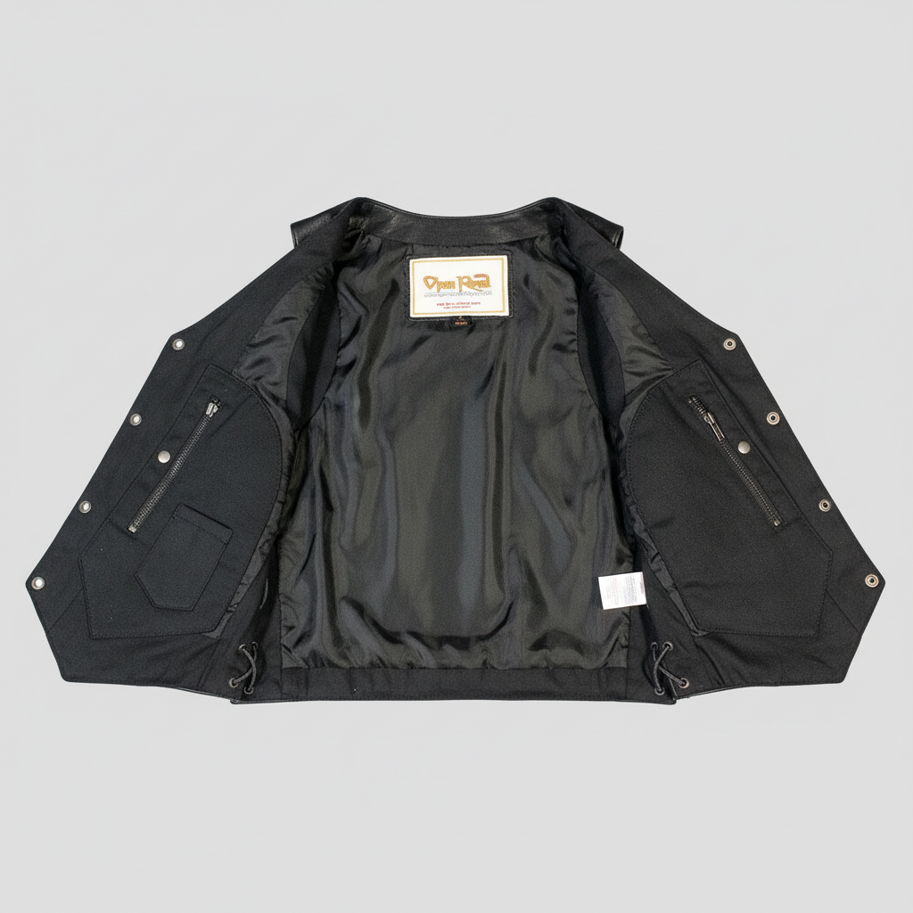 Open Road Women's Leather Gunslinger Vest - Boutique of Leathers/Open Road