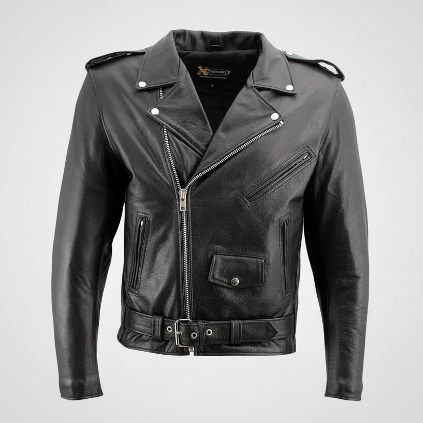 X Element Men's Leather Motorcycle Jacket Men's Motorcycle Jackets Boutique of Leathers/Open Road