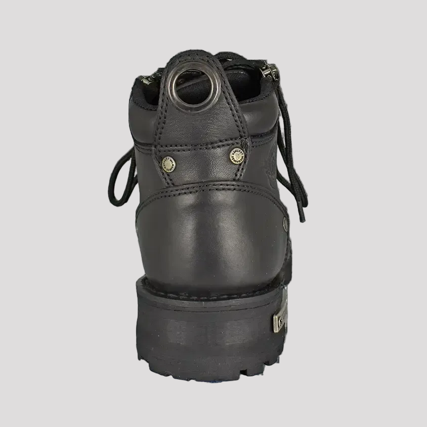 Milwaukee Leather Women's 6" Double Zip Motorcycle Boots - Boutique of Leathers/Open Road