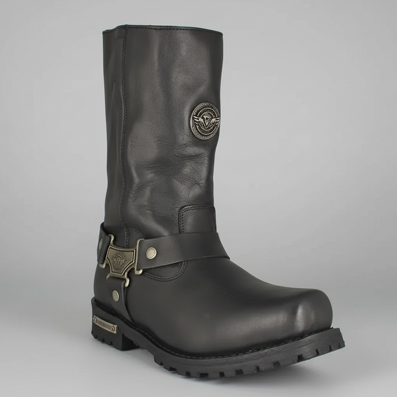 Milwaukee Leather Men's 11" Harness Motorcycle Boots - Boutique of Leathers/Open Road