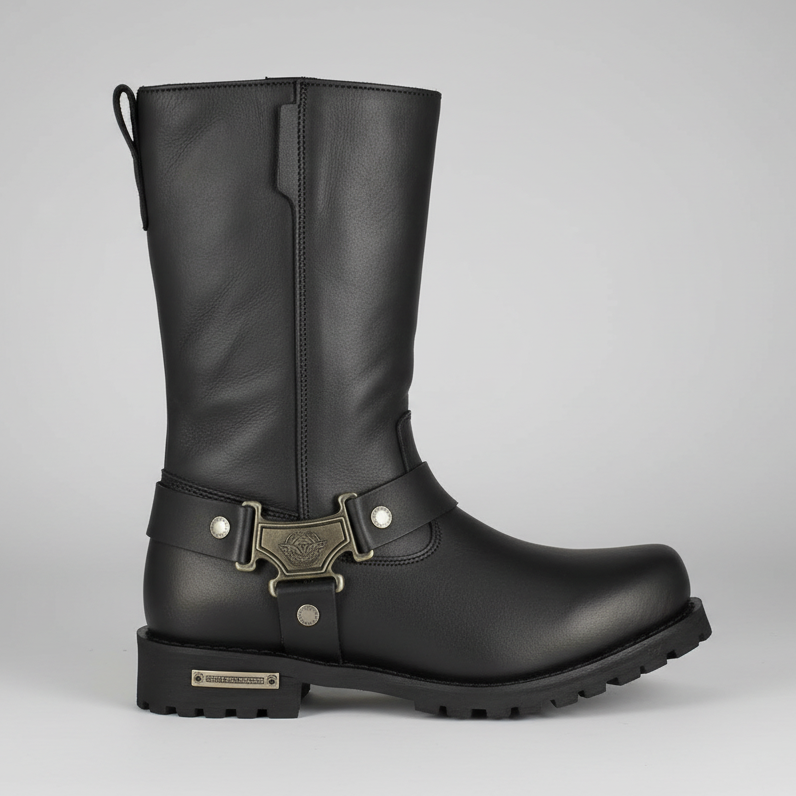 Milwaukee Leather Men's 11" Harness Motorcycle Boots - Boutique of Leathers/Open Road