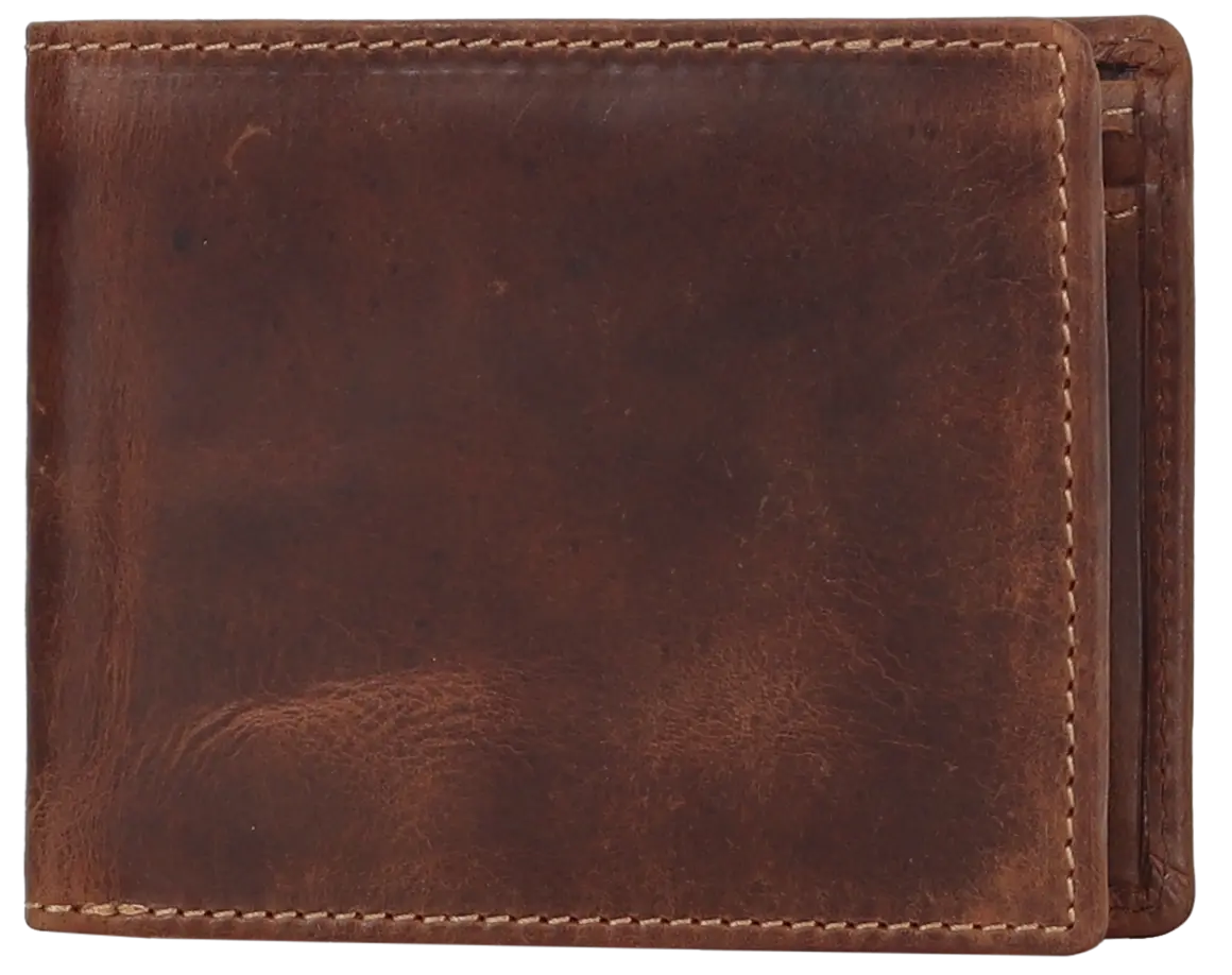 Men's 6 Card Slot Leather Wallet Men's Wallets Boutique of Leathers/Open Road