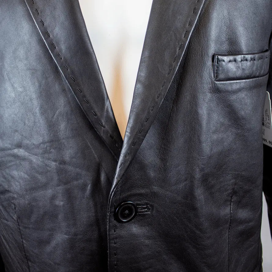 Men's Blazer Stitched Leather Jacket Men's Leather Jackets Boutique of Leathers/Open Road