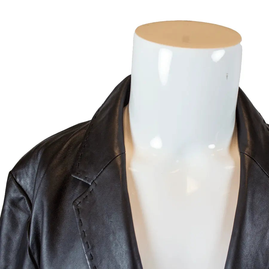 Men's Blazer Stitched Leather Jacket Men's Leather Jackets Boutique of Leathers/Open Road