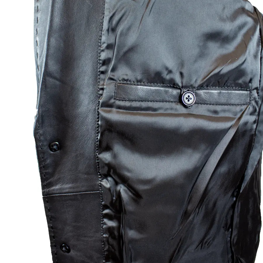 Men's Blazer Stitched Leather Jacket Men's Leather Jackets Boutique of Leathers/Open Road