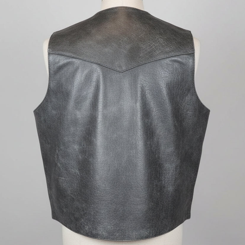 Men's Western Patch Vest - Boutique of Leathers/Open Road