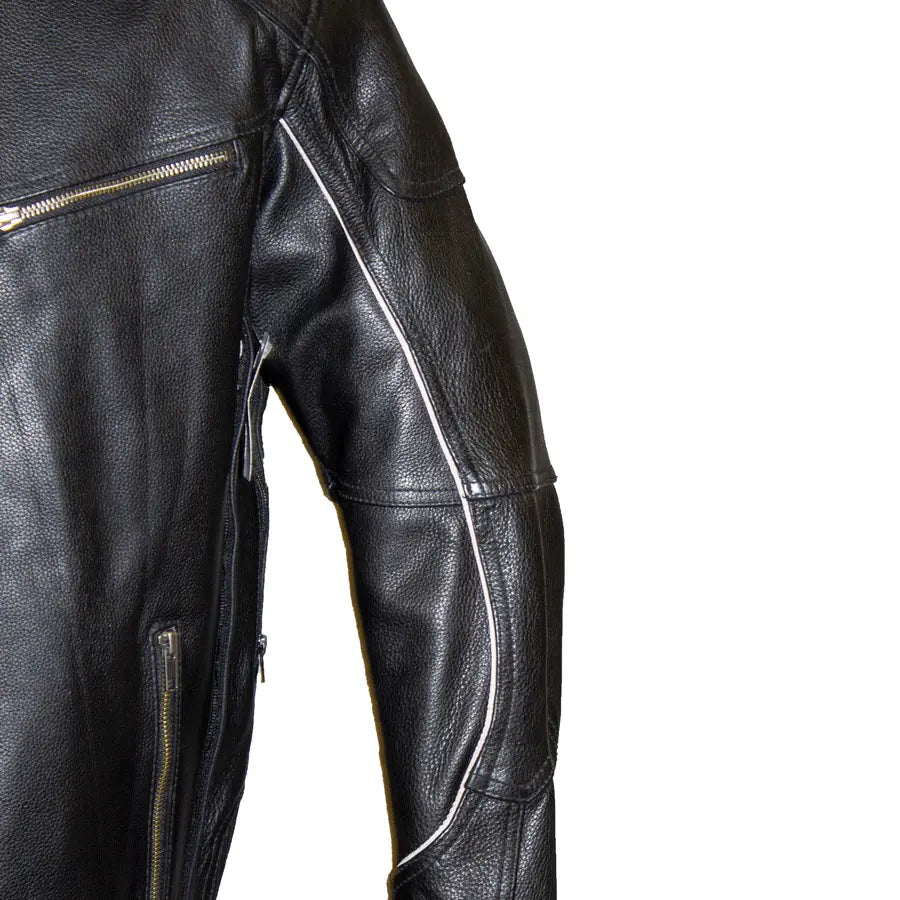 Milwaukee Leather Men's Leather Motorcycle Jacket Men's Motorcycle Jackets Boutique of Leathers/Open Road