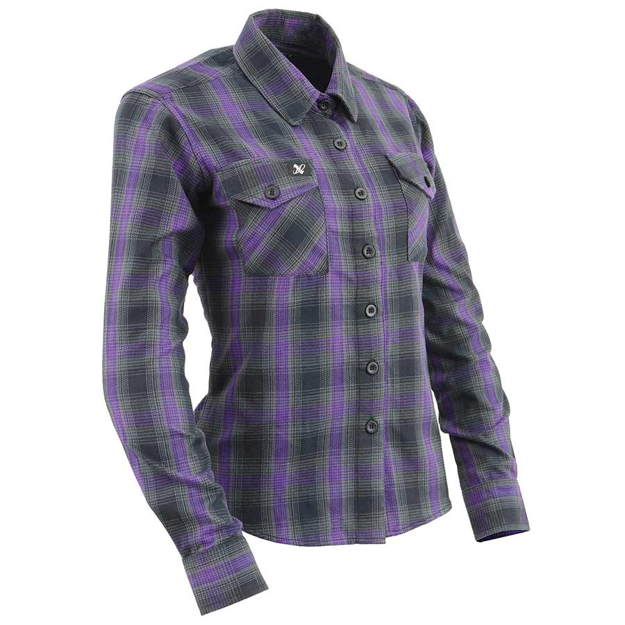 Milwaukee Leather Women's Armoured Plaid Shirt - Boutique of Leathers/Open Road