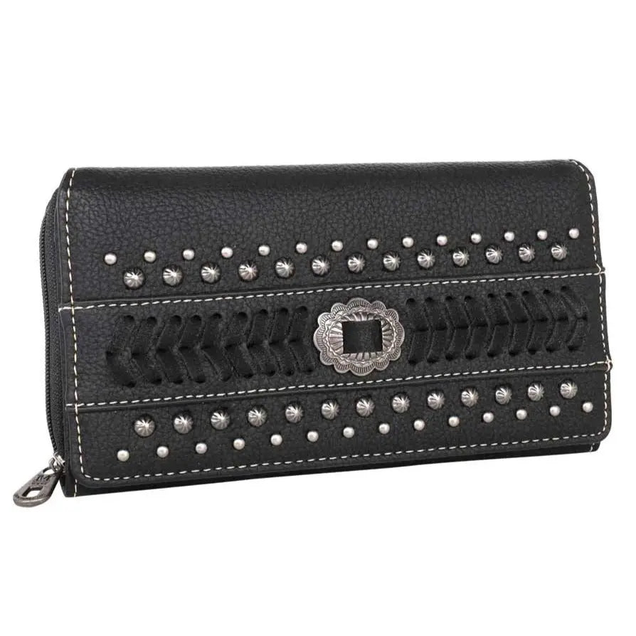Montana West Whipstitch Collection Women's Wallet - Boutique of Leathers/Open Road