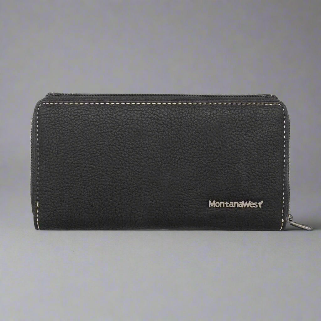 Montana West Whipstitch Collection Women's Wallet - Boutique of Leathers/Open Road