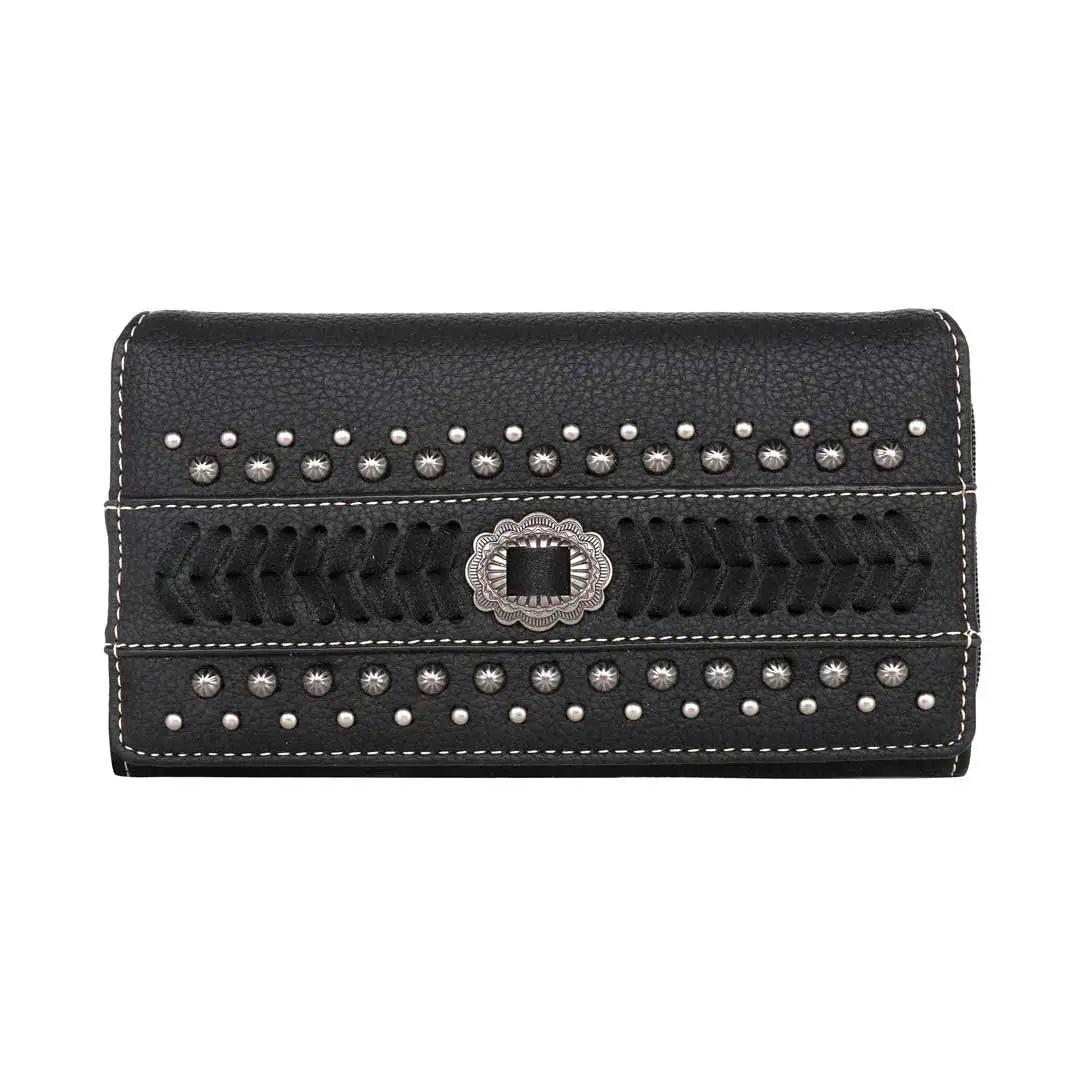 Montana West Whipstitch Collection Women's Wallet - Boutique of Leathers/Open Road