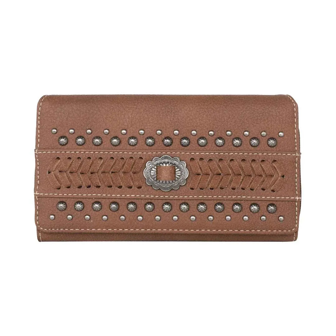 Montana West Whipstitch Collection Women's Wallet - Boutique of Leathers/Open Road