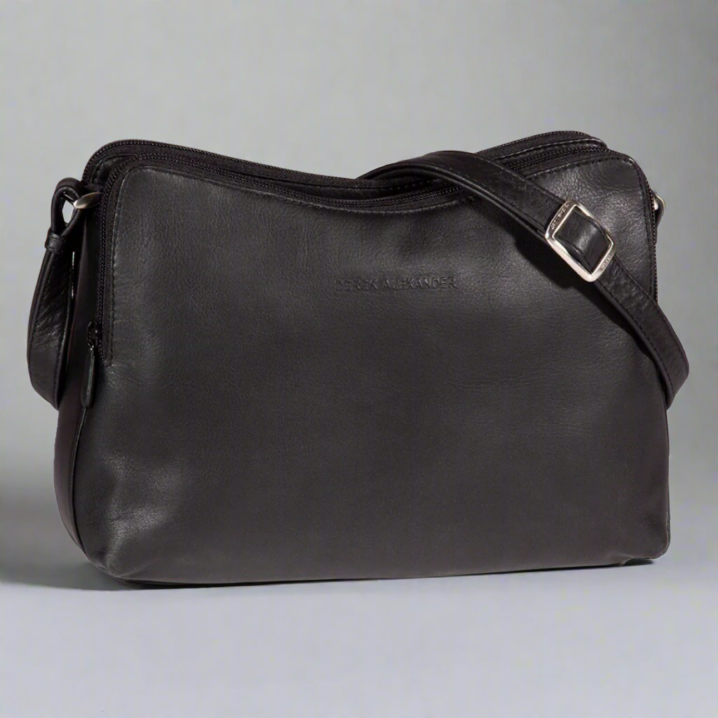Derek Alexander Leather Crossbody Bag