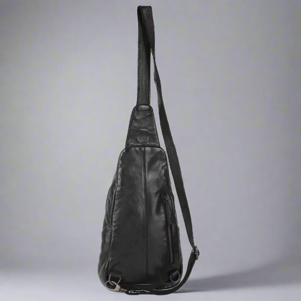 Off The Shoulder Leather Chest Backpack Backpacks & Messenger Bags Boutique of Leathers/Open Road