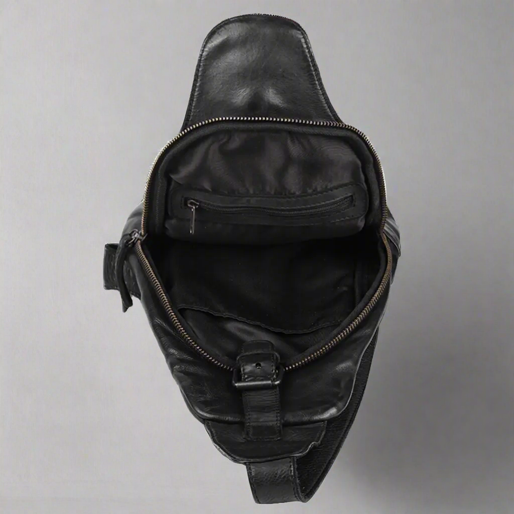 Off The Shoulder Leather Chest Backpack Backpacks & Messenger Bags Boutique of Leathers/Open Road