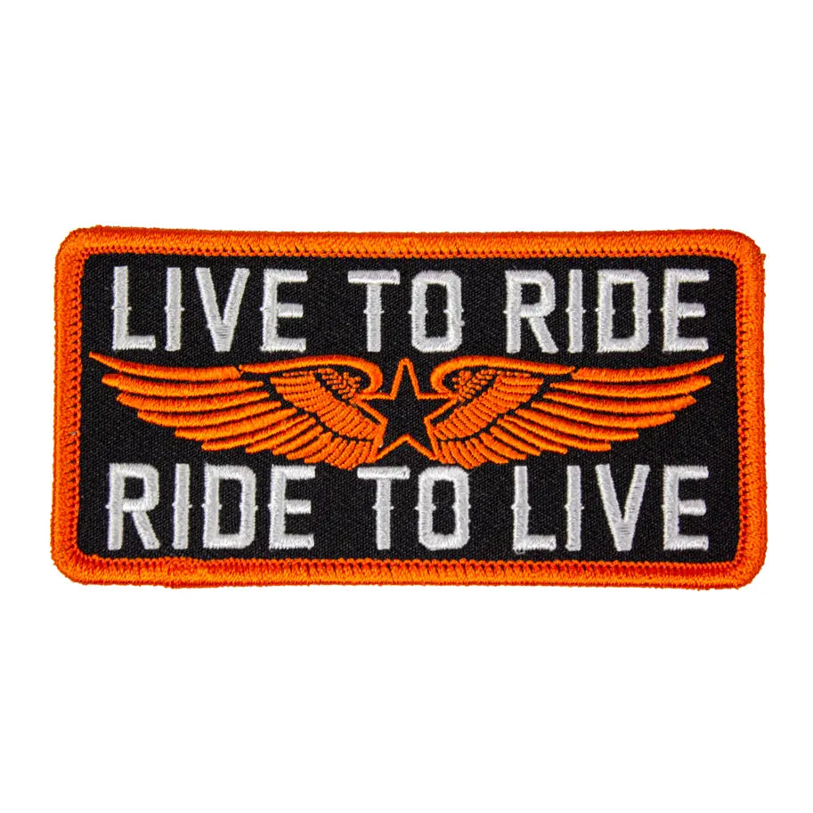 BOL/Open Road Live To Ride Patch Motorcycle Accessories Boutique of Leathers/Open Road