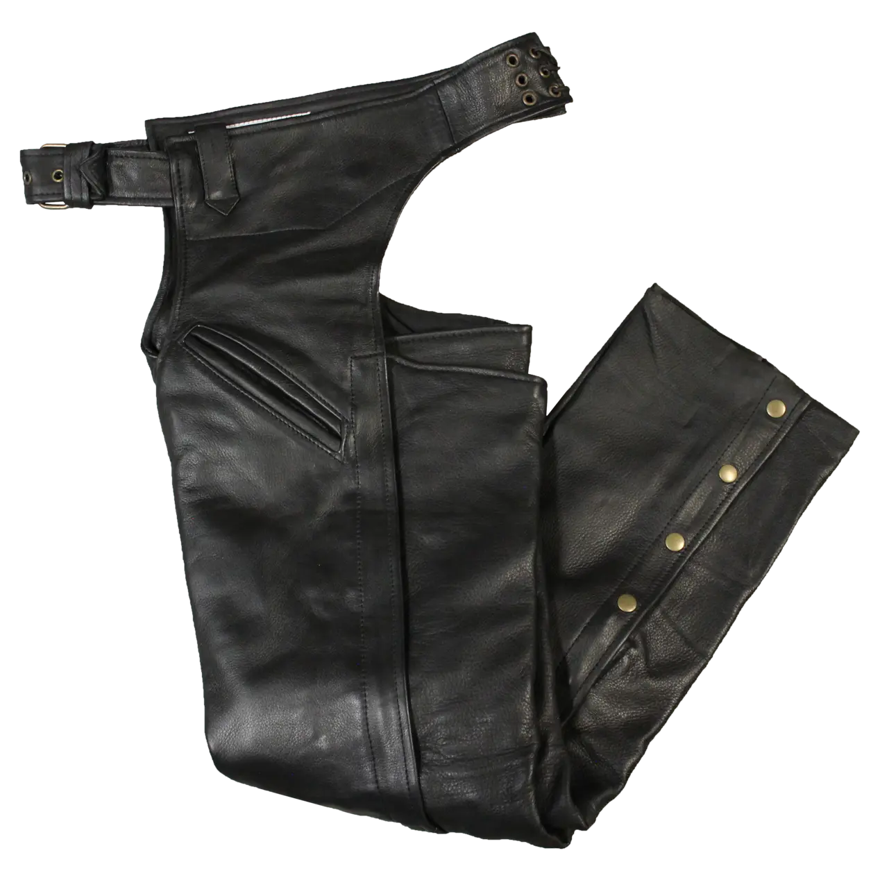 Open Road Men's Pocket Premium Leather Chaps Boutique of