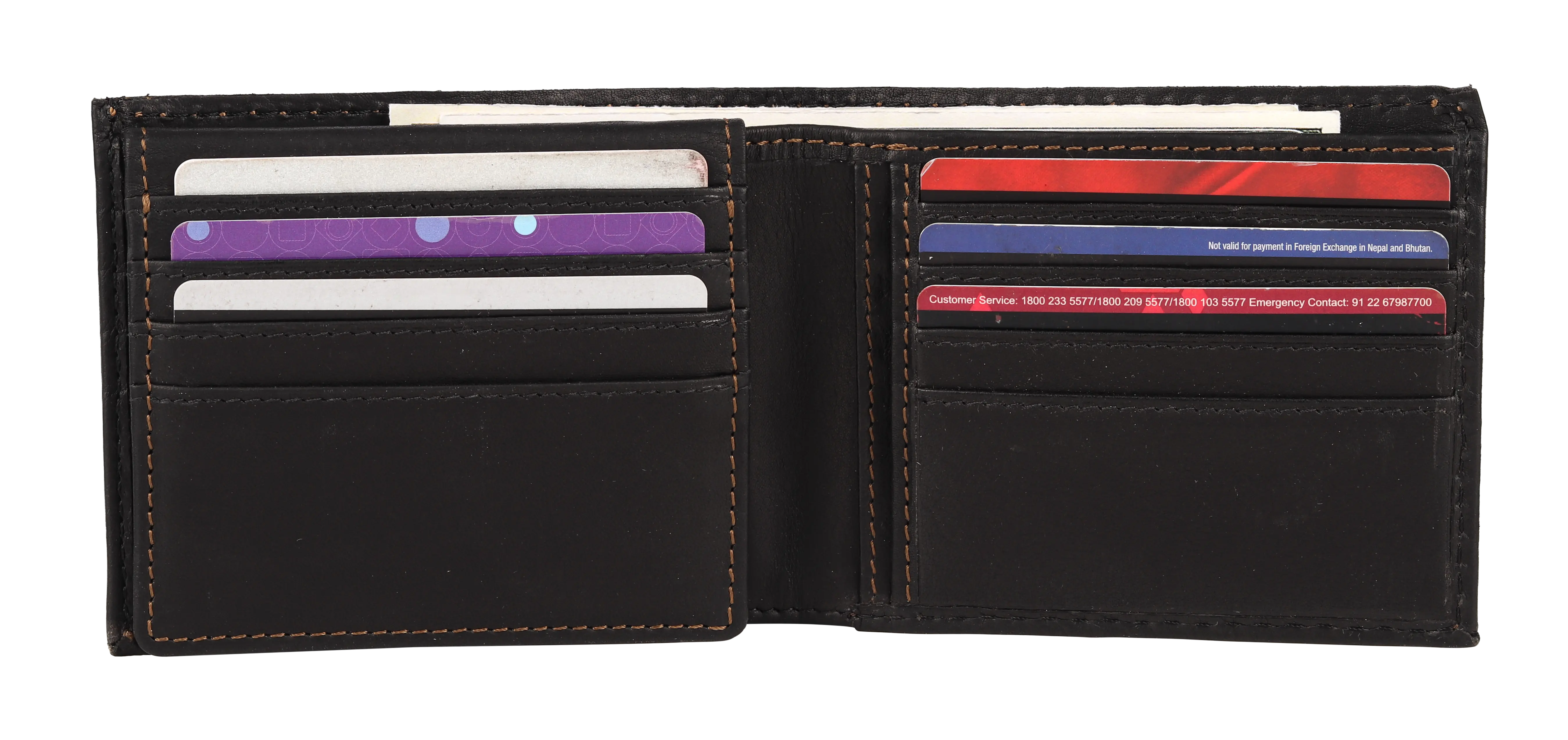 BOL/Open Road Men's Bifold Flip Up RFID Leather Wallet Men's Wallets Boutique of Leathers/Open Road