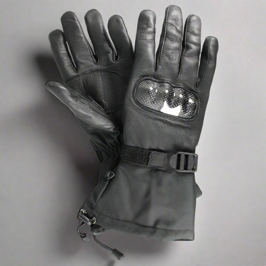 Open Road Men's Carbon Kevlar Leather Motorcycle Gloves - Boutique of Leathers/Open Road
