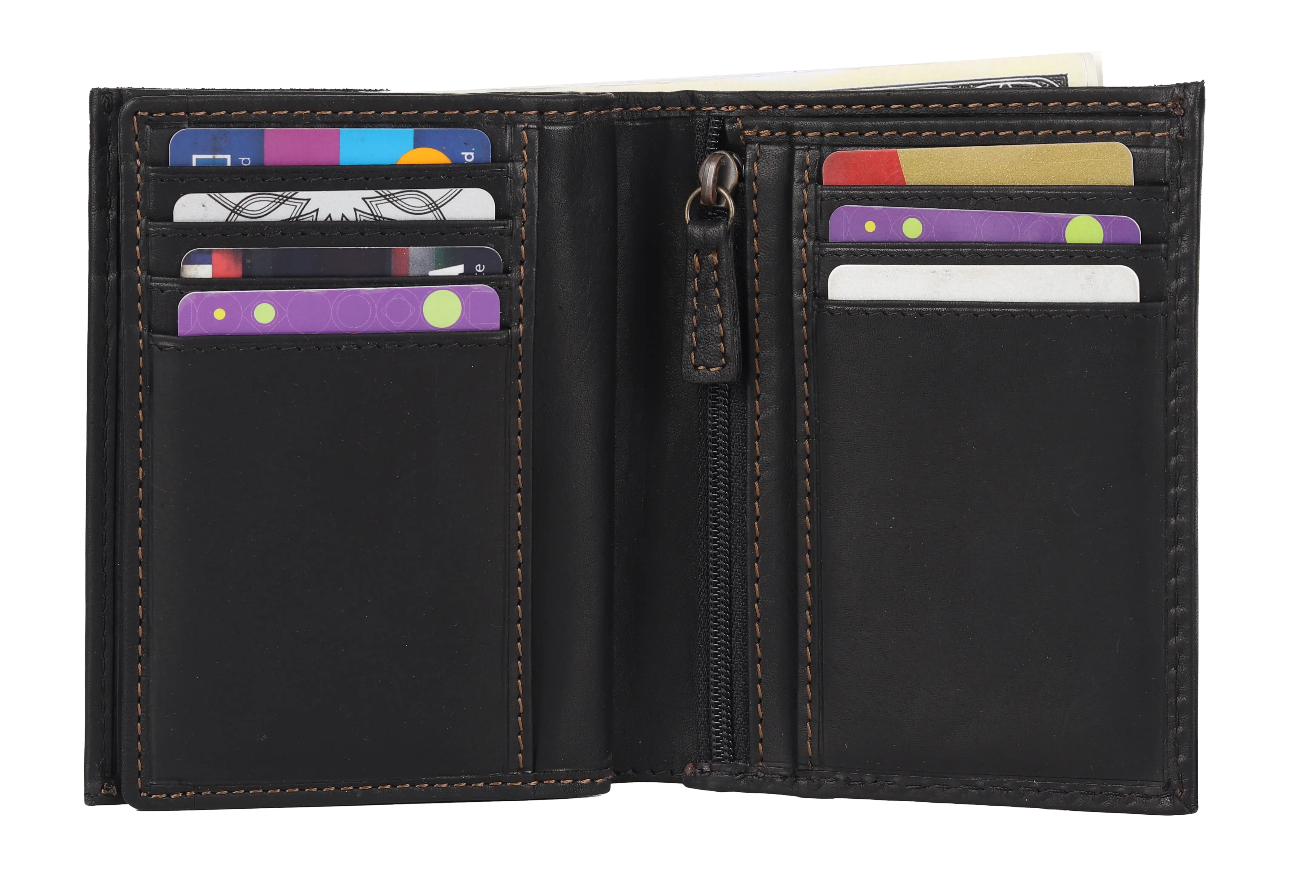 BOL/Open Road Men's Center Wing RFID Leather Wallet Men's Wallets Boutique of Leathers/Open Road