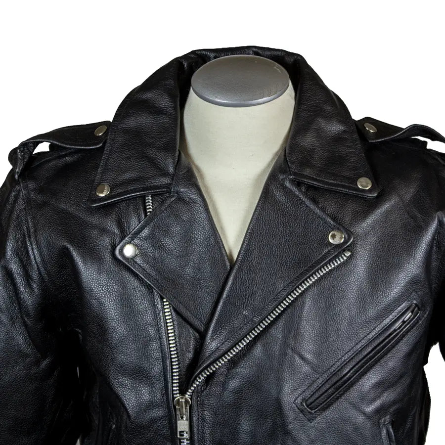 Open Road Men's Classic Leather Motorcycle Jacket Men's Motorcycle Jackets Boutique of Leathers/Open Road