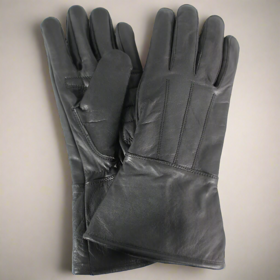 Open Road Men's Gauntlet Leather Motorcycle Gloves - Boutique of Leathers/Open Road