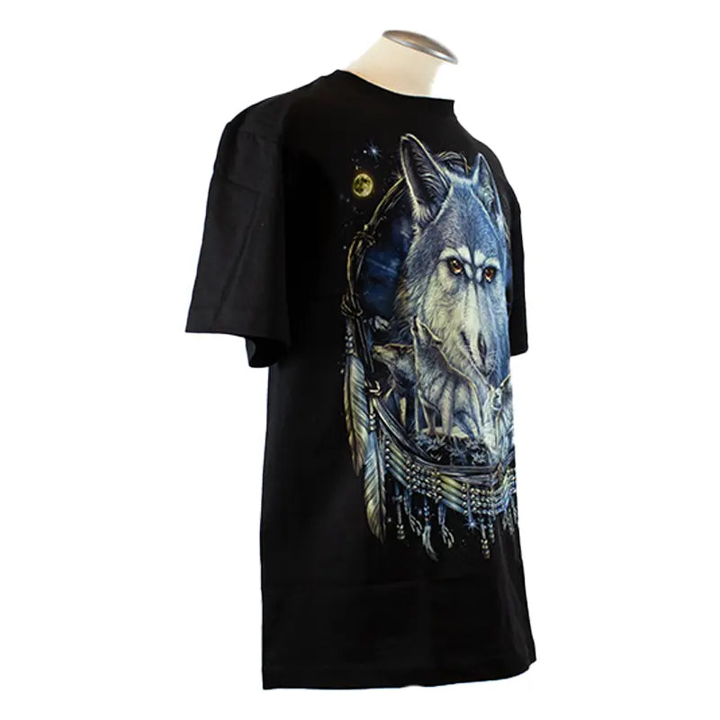 BOL/Open Road Men's Howling Wolf Head T-Shirt Men's Shirts & Tees Boutique of Leathers/Open Road
