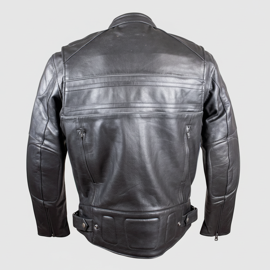 Open Road Men's Leather Armored Riding Jacket Men's Motorcycle Jackets Boutique of Leathers/Open Road