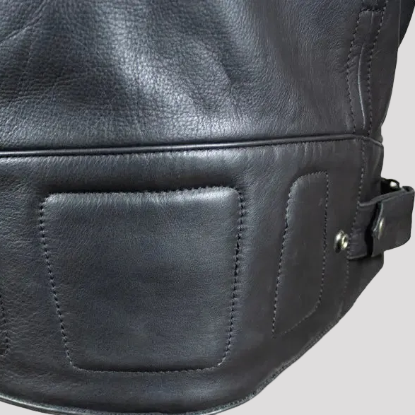 Open Road Men's Leather Armored Riding Jacket Men's Motorcycle Jackets Boutique of Leathers/Open Road