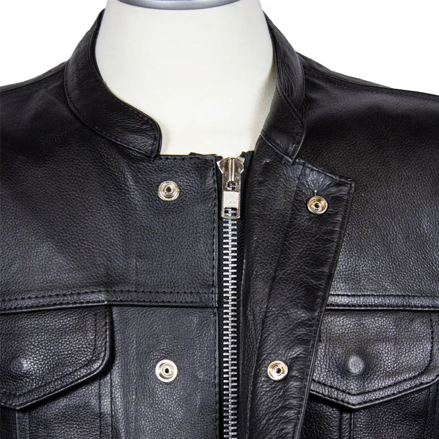 Open Road Men's Leather Club Vest - Boutique of Leathers/Open Road