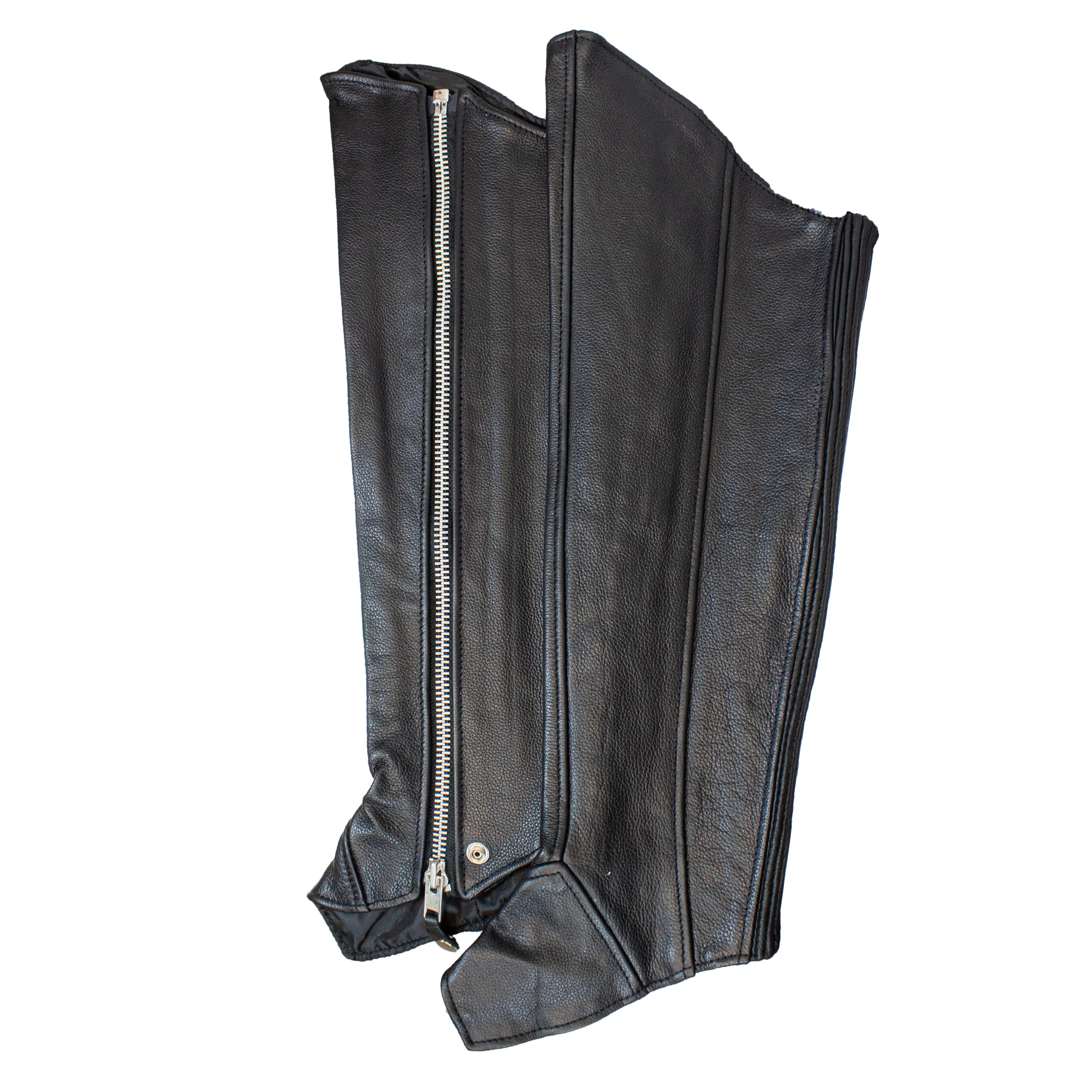 BOL/Open Road Men's Leather Half Chaps Men's Motorcycle Pants & Chaps Boutique of Leathers/Open Road