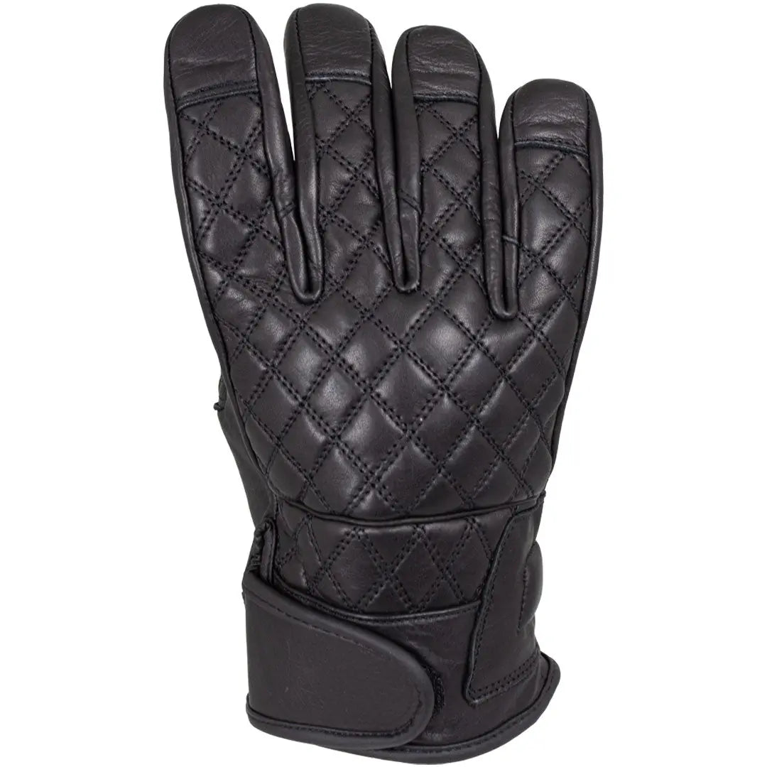 Open Road Men's Leather with Diamond Stitch Gloves Men's Motorcycle Gloves Boutique of Leathers/Open Road