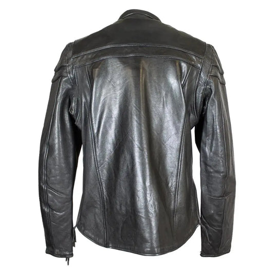 Open Road Men's Maverick Leather Motorcycle Jacket - Boutique of Leathers/Open Road
