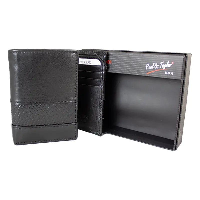 BOL/Open Road Men's Perforated Leather Wallet Men's Wallets Boutique of Leathers/Open Road