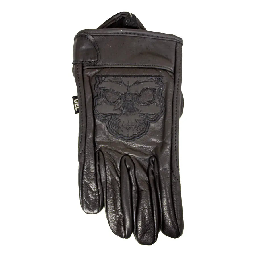 BOL/Open Road Men's Reflective Skull Gloves Men's Motorcycle Gloves Boutique of Leathers/Open Road