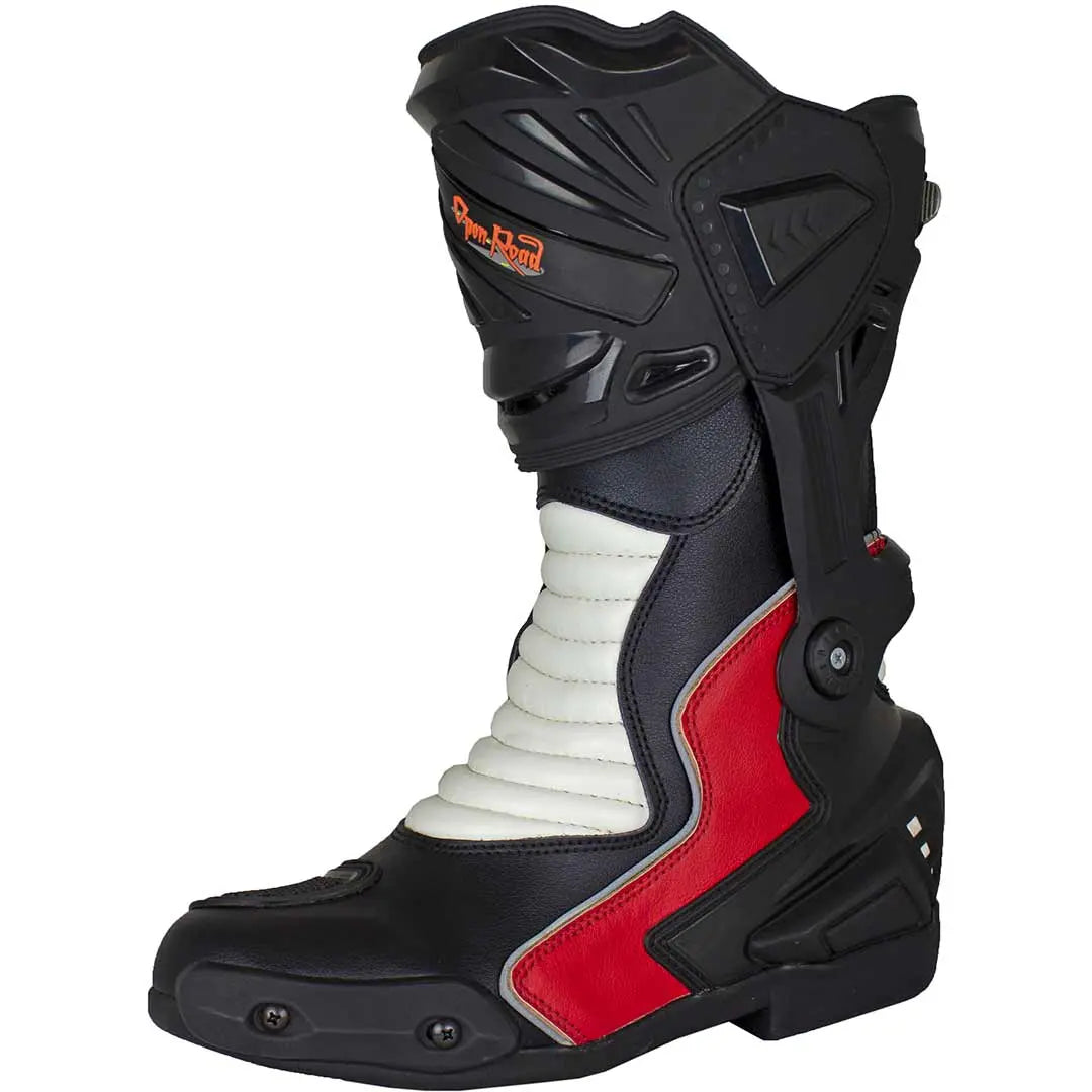 Open Road Men's Snap Lock Racing Boots - Boutique of Leathers/Open Road