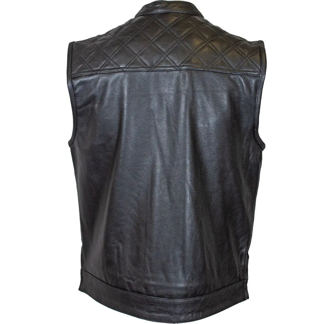 Open Road  Men's Upside Leather Vest Men's Vests Boutique of Leathers/Open Road