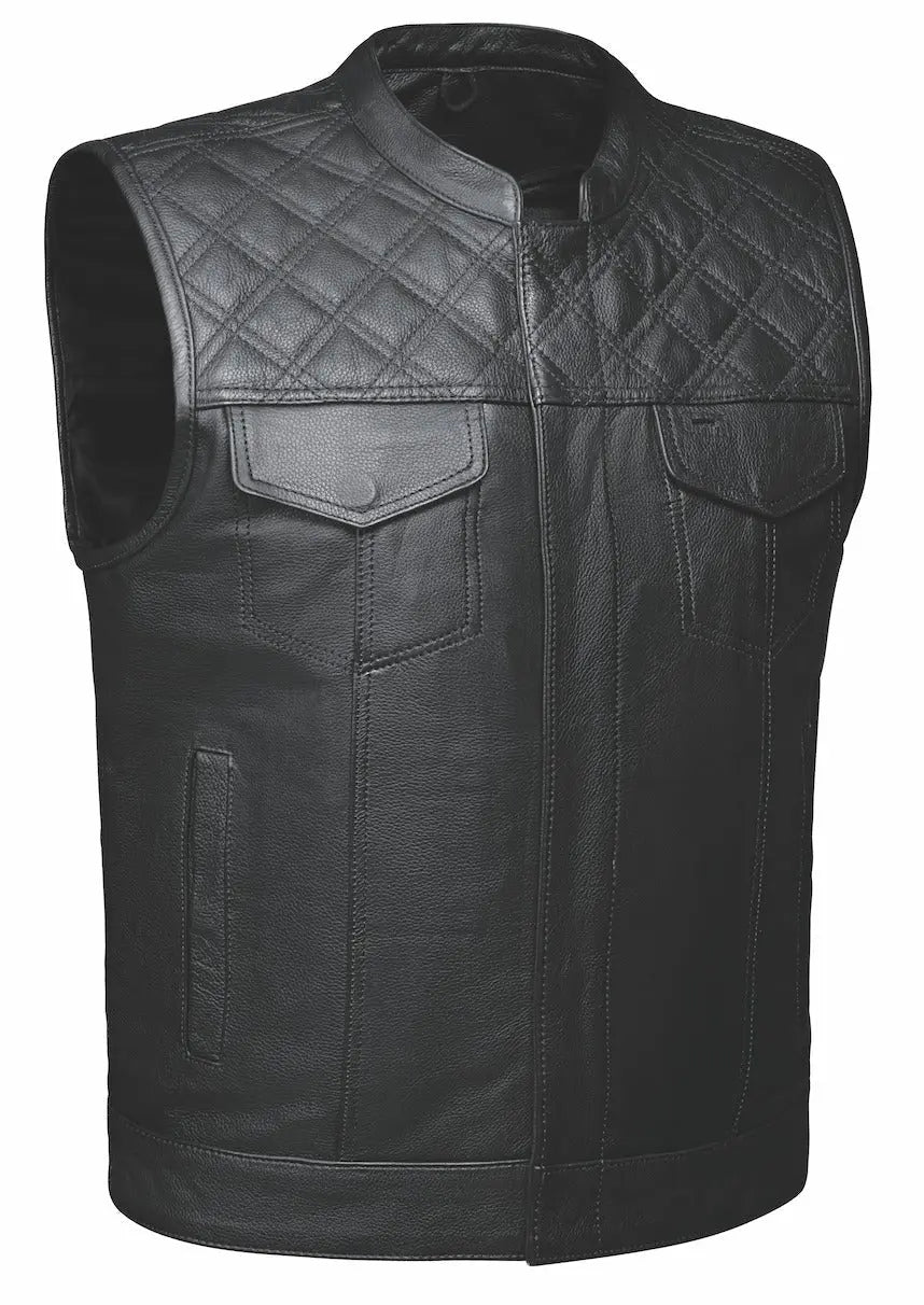 Open Road Men's Upside Leather Vest Men's Vests Boutique of Leathers/Open Road