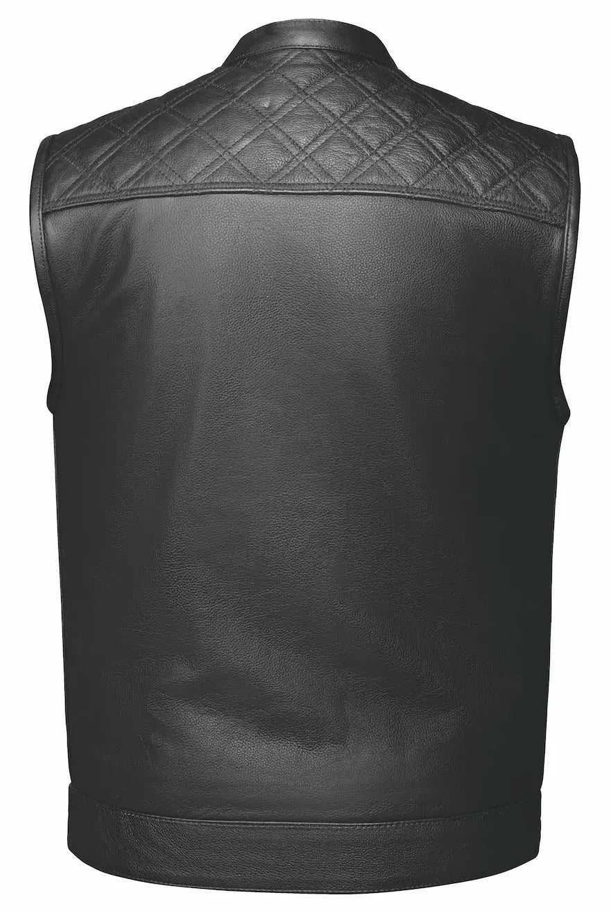 Open Road Men's Upside Leather Vest Men's Vests Boutique of Leathers/Open Road