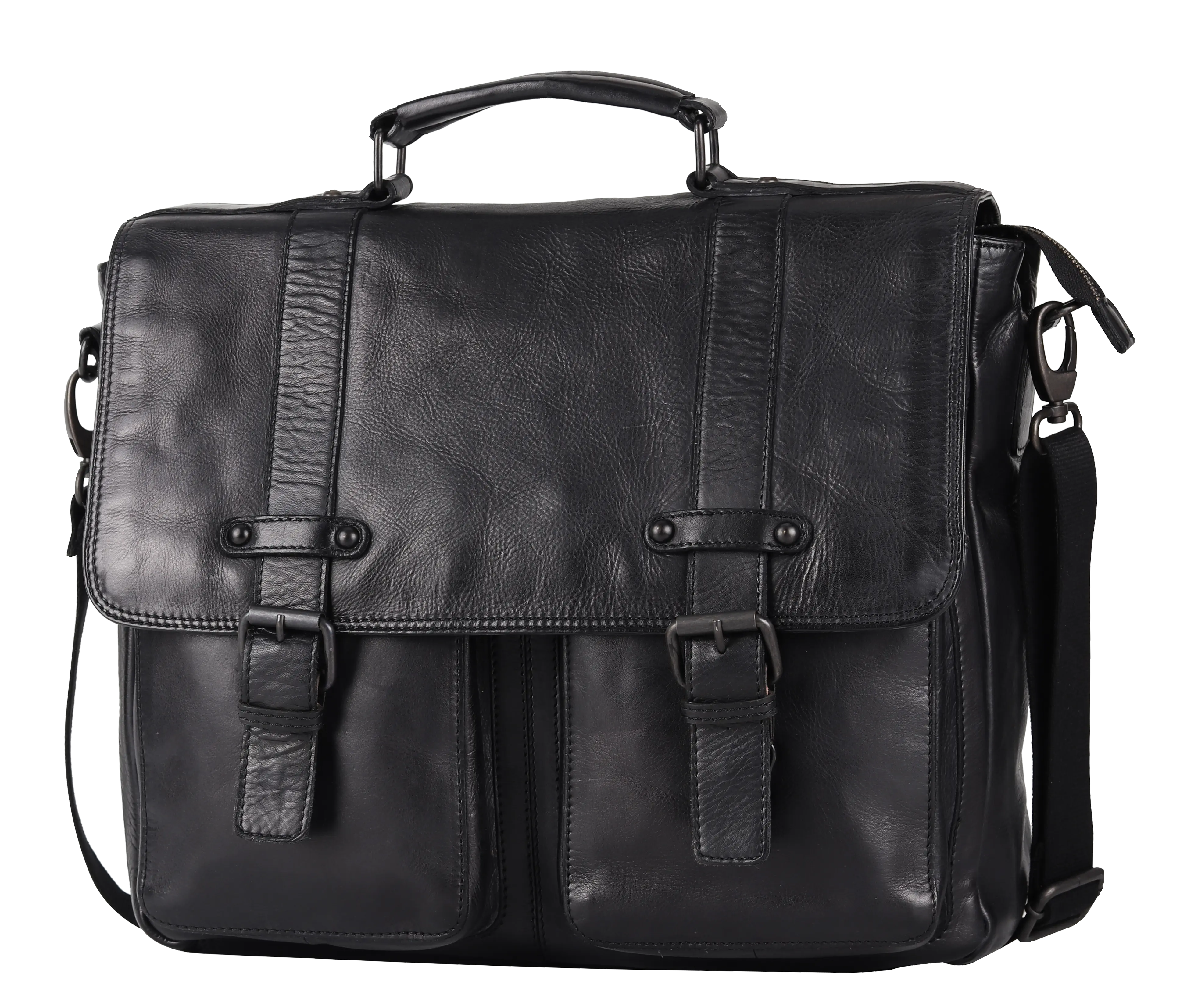 BOL/Open Road Messenger Laptop Leather Bag Backpacks & Messenger Bags Boutique of Leathers/Open Road