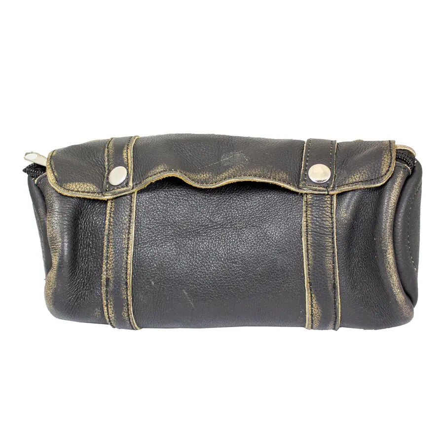 Open Road Soft Body Distressed Leather Tool Bag Boutique of