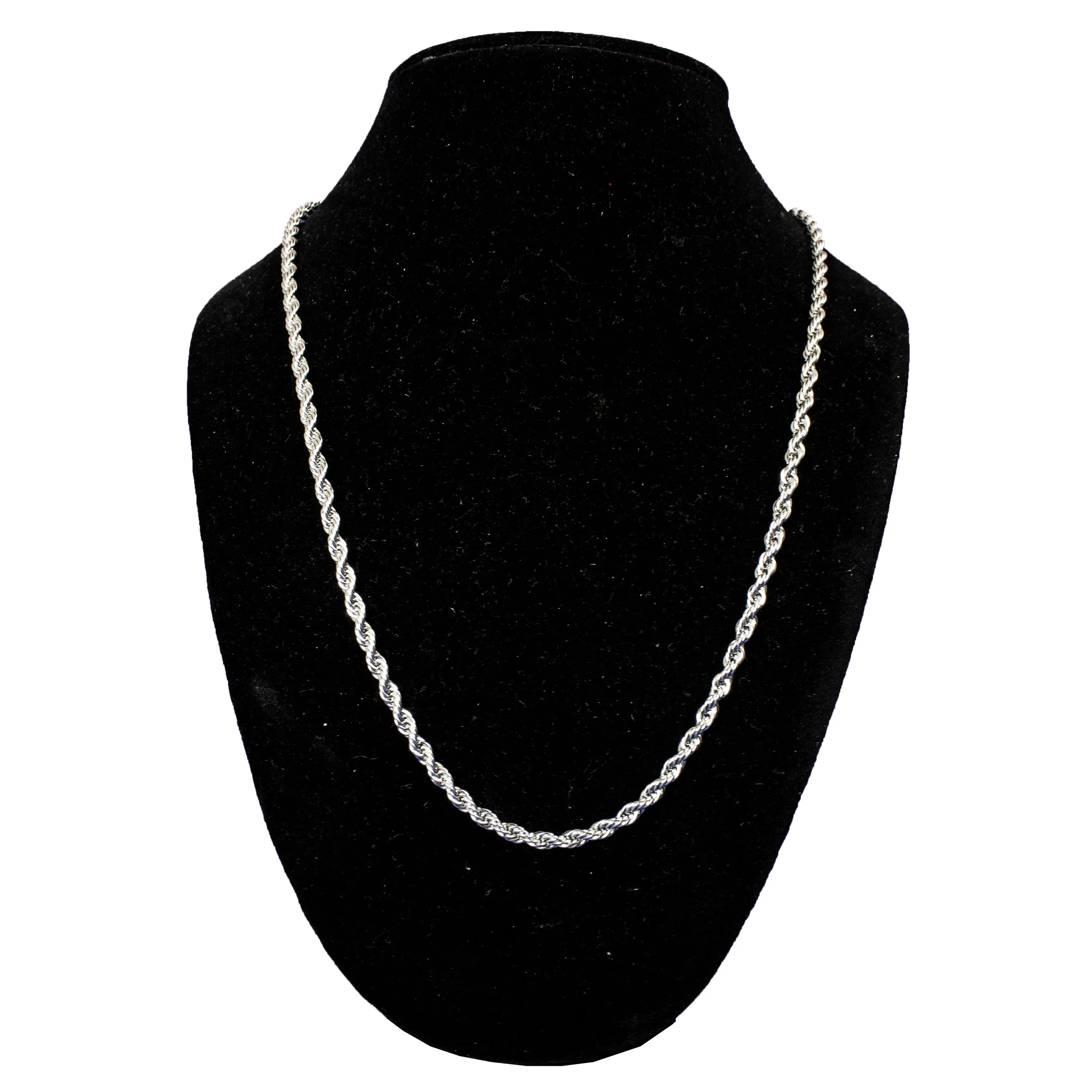Open Road Stainless Steel Twist Chain Necklace Accessories Boutique of Leathers/Open Road